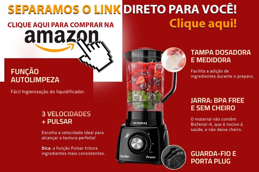 Liquidificador Mondial com desconto